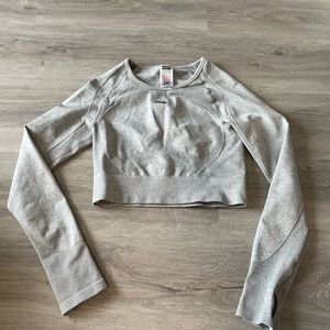 Gym shark flex long sleeve crop